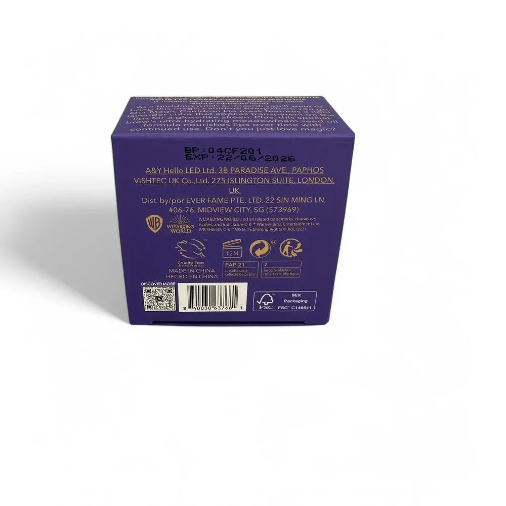 Harry Potter Magic Cauldron Lip Mask Sheglam 0.21 oz 6g New in Box